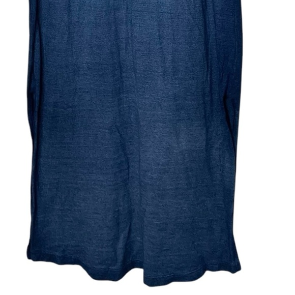 Anthropologie cloth & stone Nila Blue Ombre Maxi Shirt Dress - Picture 14 of 14